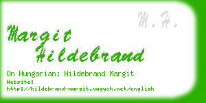 margit hildebrand business card